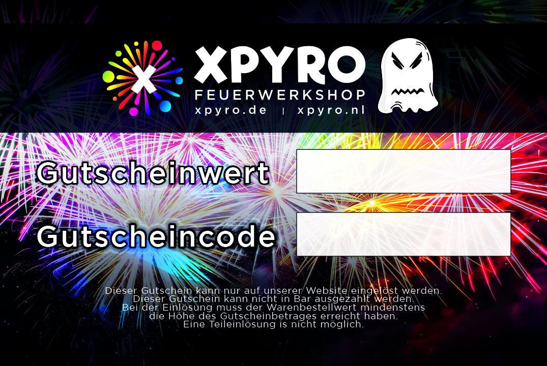 xPyro | Geschenk Gutschein - 50,00€