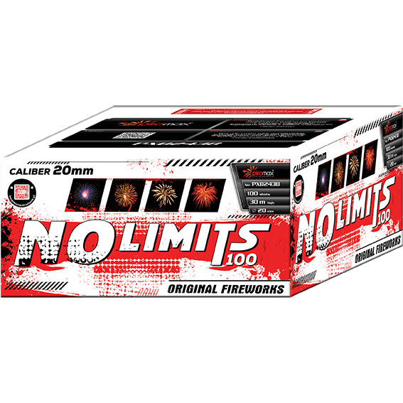 Piromax | PXB2438 | No Limits 100 | 100-Schuss