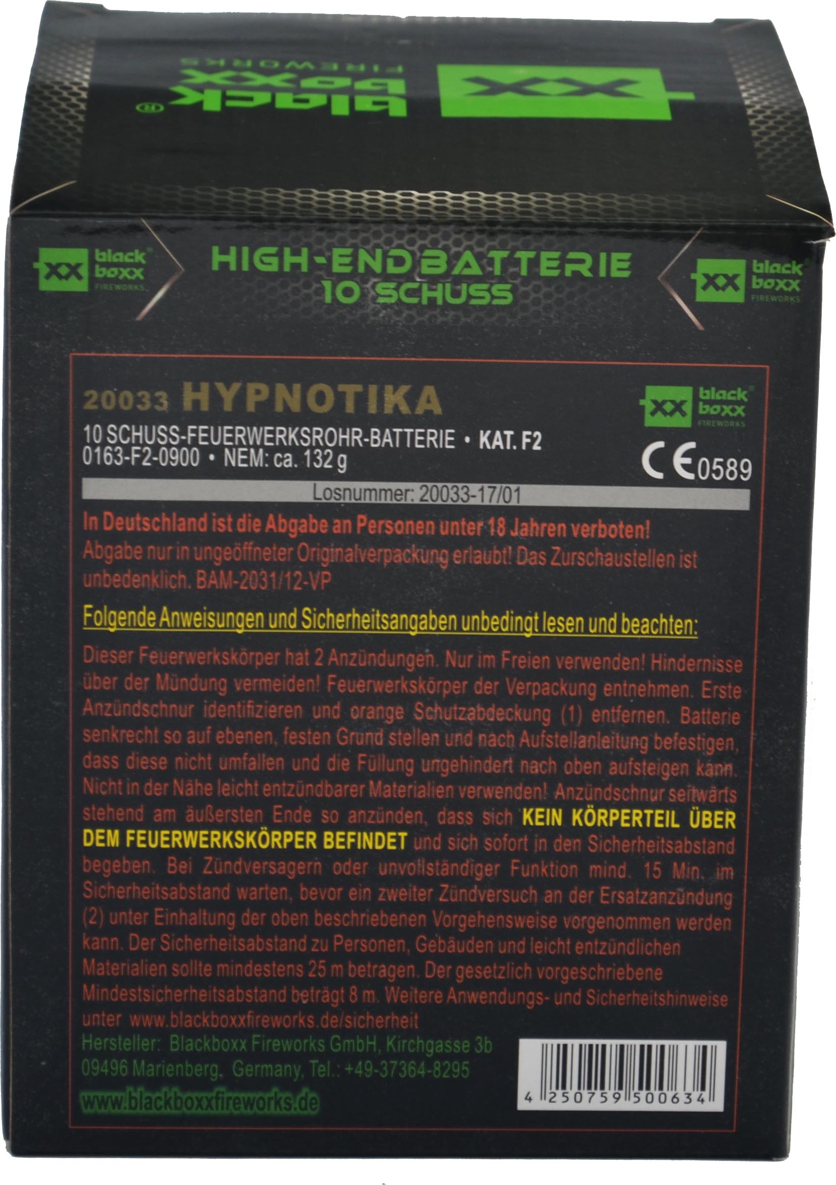 Blackboxx | Hypnotica | 10-Schuss