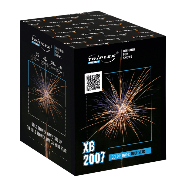 Triplex | XB2007 | Gold Flower Blue Star | 25-Schuss