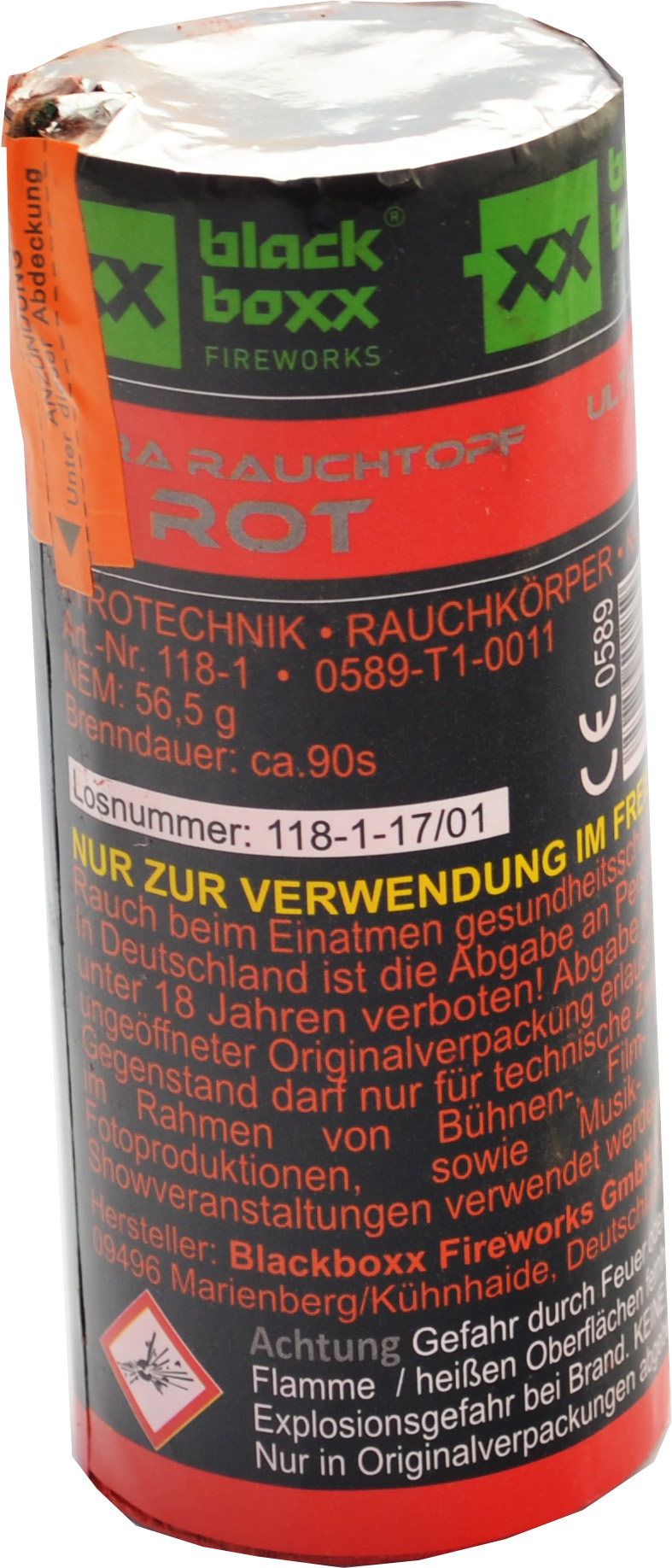 Blackboxx | Ultra Rauchtopf | Rot