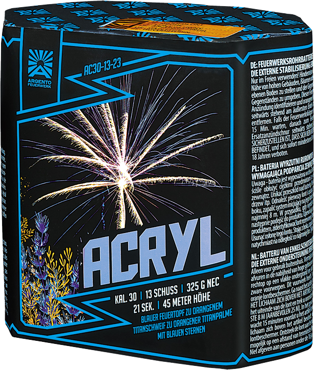 Argento | Acryl | 13-Schuss 