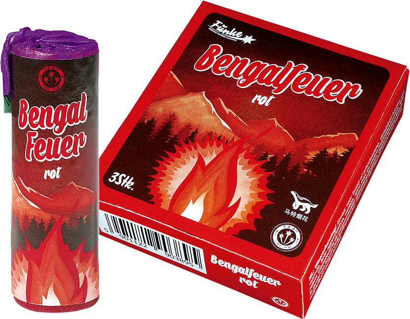 Funke | Bengalfeuer | Rot 