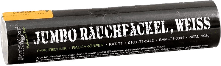 Blackboxx | Jumbo Rauchfackel | Weiß