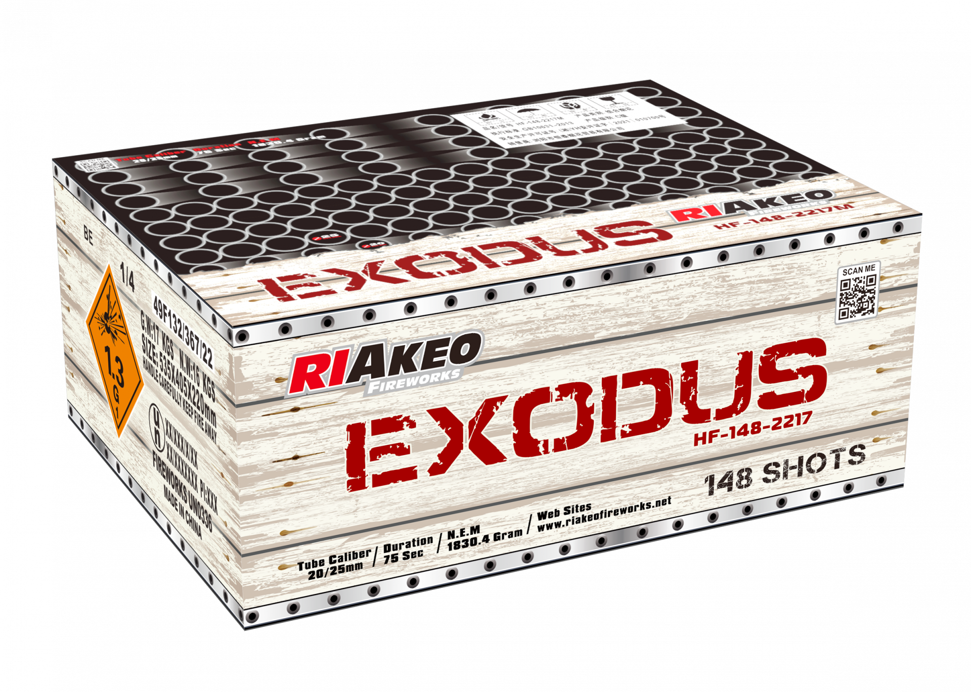 Riakeo | Exodus | 148-Schuss [Batch 2023]
