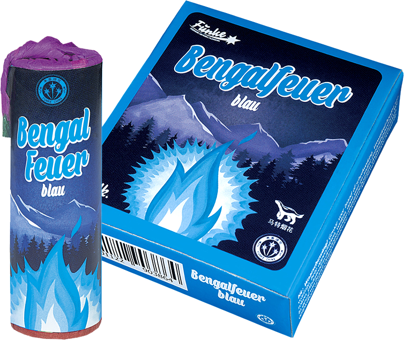 Funke | Bengalfeuer | Blau 