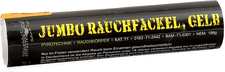 Blackboxx | Jumbo Rauchfackel | Gelb