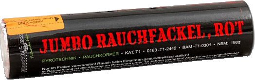 Blackboxx | Jumbo Rauchfackel | Rot