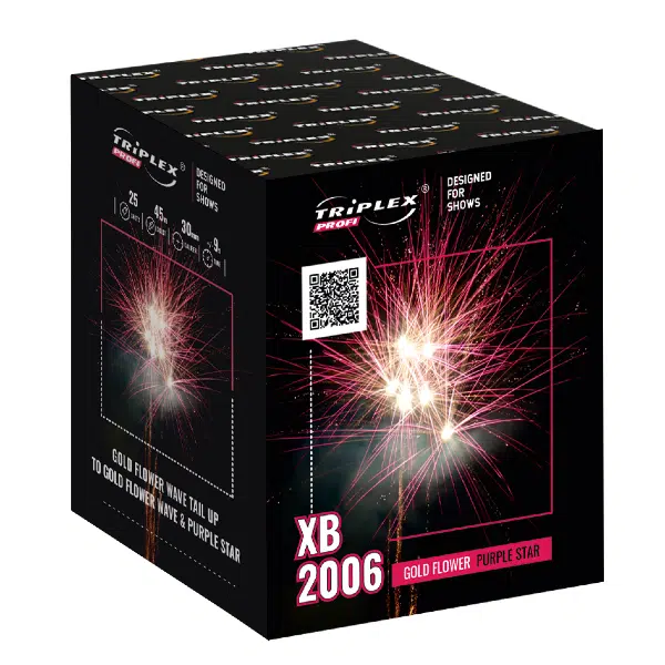 Triplex | XB2006 | Gold Flower Purple Star | 25-Schuss