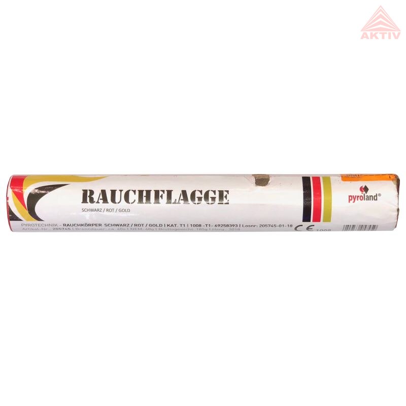 Pyroland | Rauchflagge | Schwarz/Rot/Gold | Deutschland