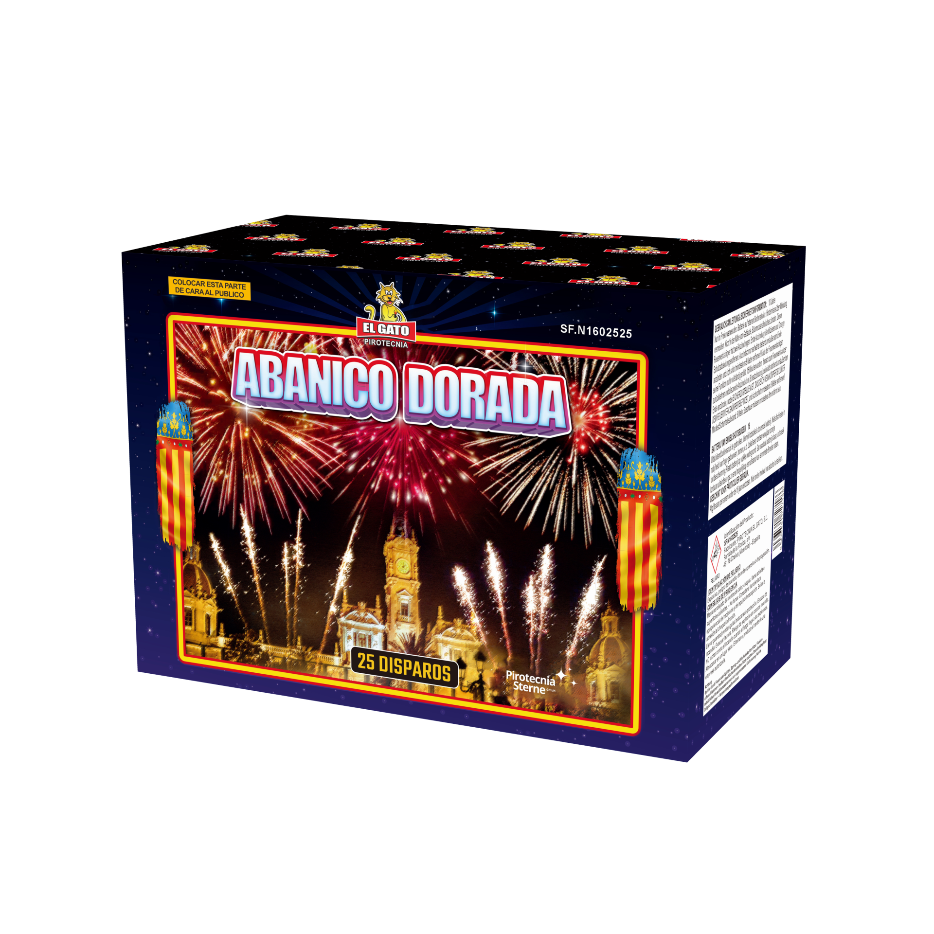 El Gato | N1602525 | Abanico Dorada | 25-Schuss