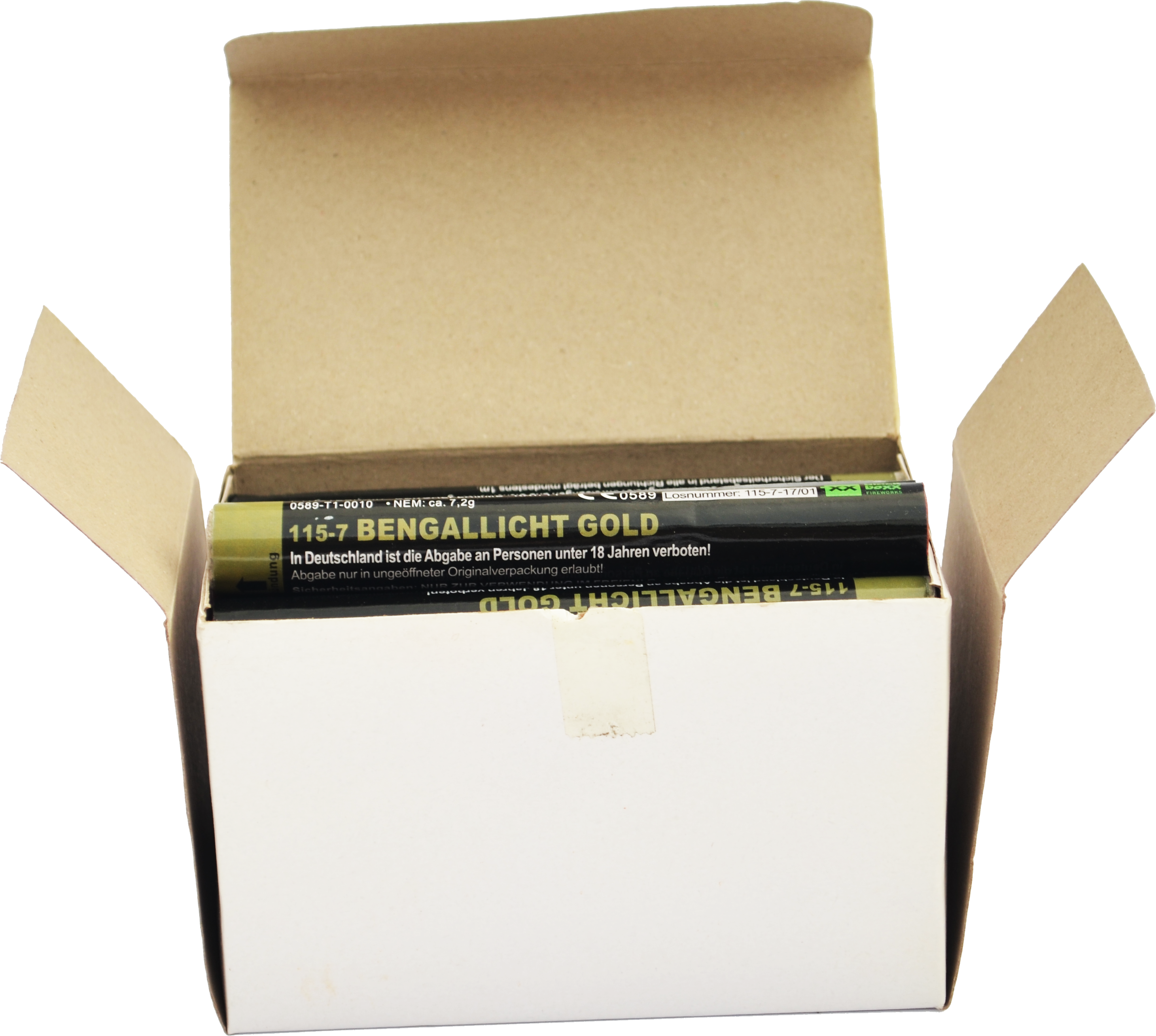 Blackboxx | Bengallicht | Gold Lichterbild