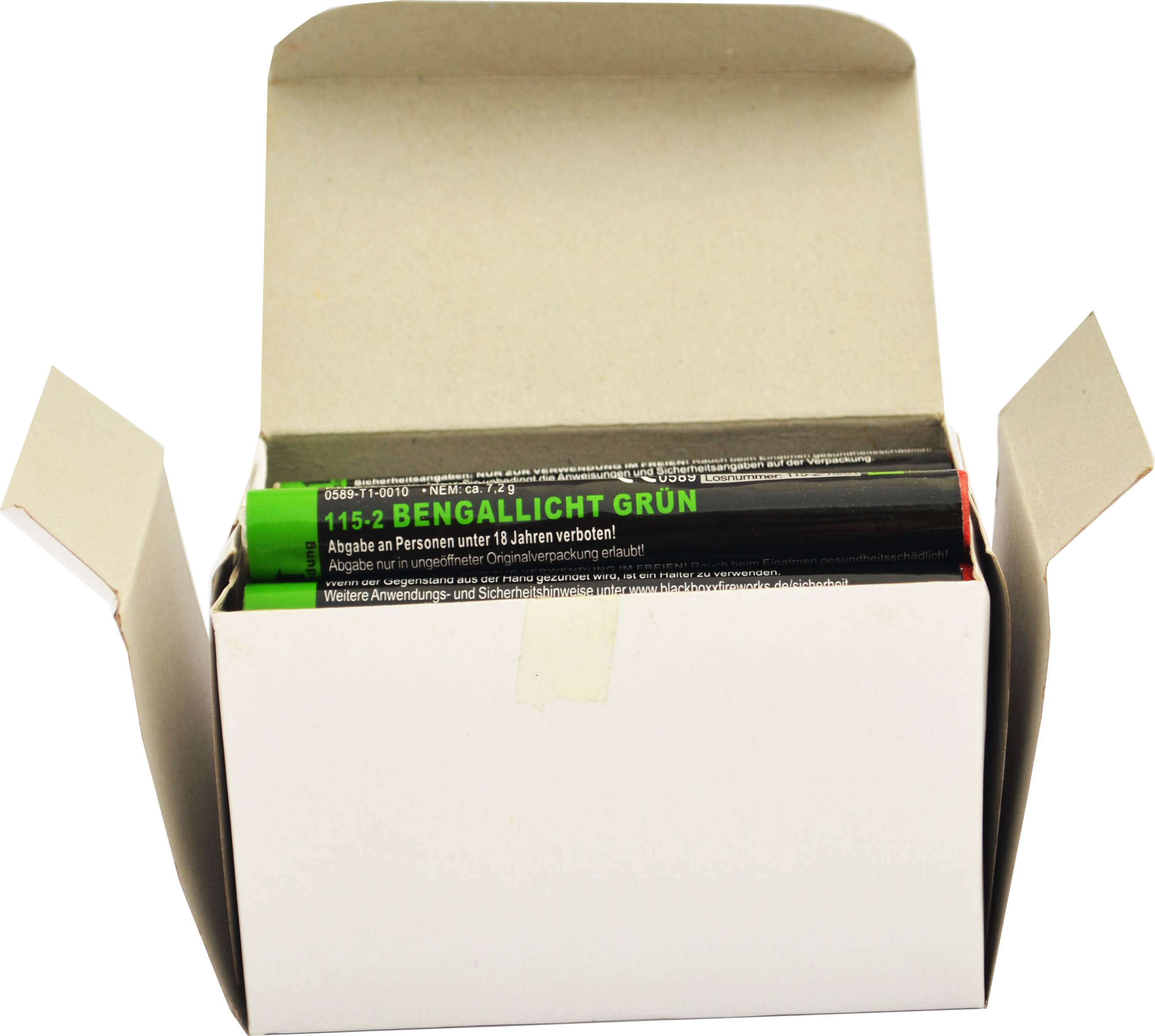 Blackboxx | Bengallicht | Grün Lichterbild