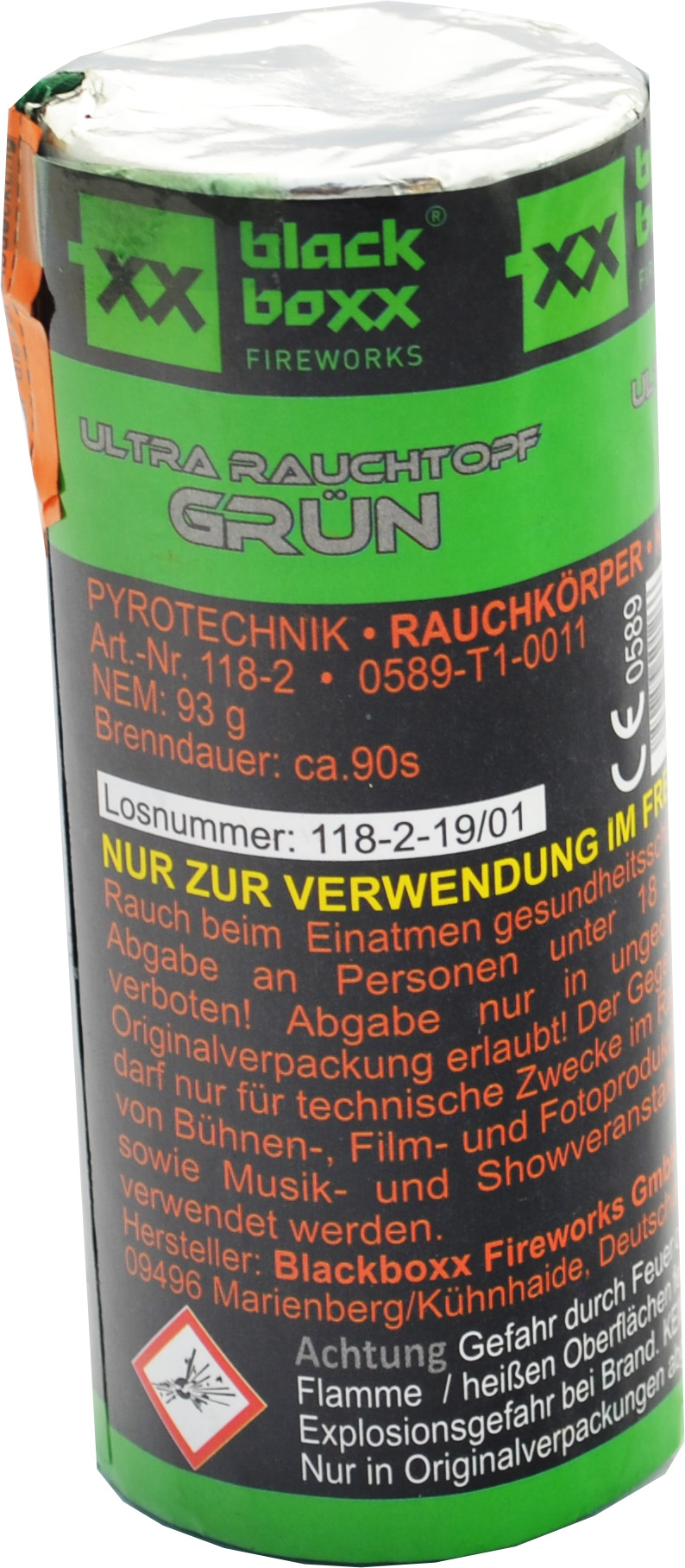 Blackboxx | Ultra Rauchtopf | Grün