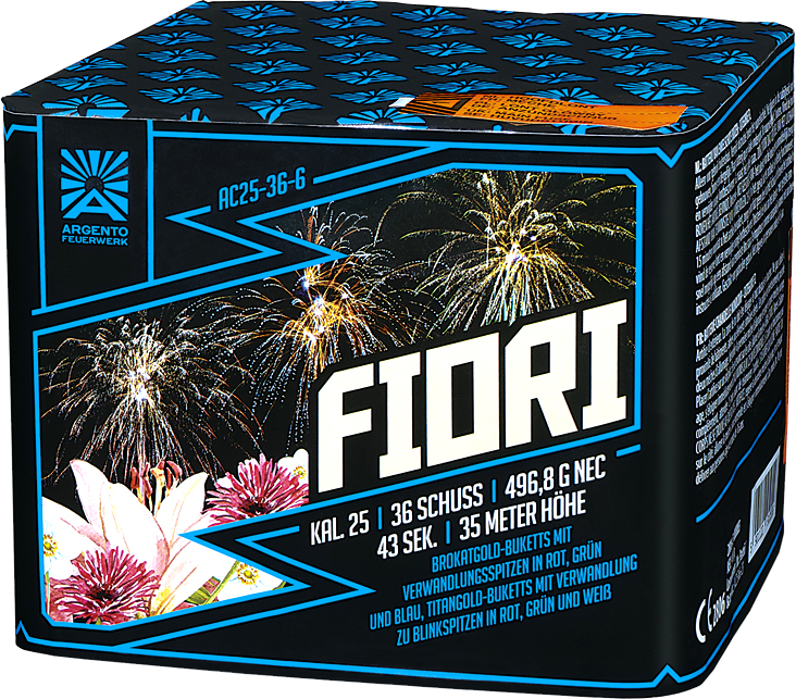 Argento | Fiori | 36-Schuss 
