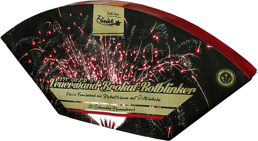 Funke | Feuerwand | Brokat-Rotblinker 