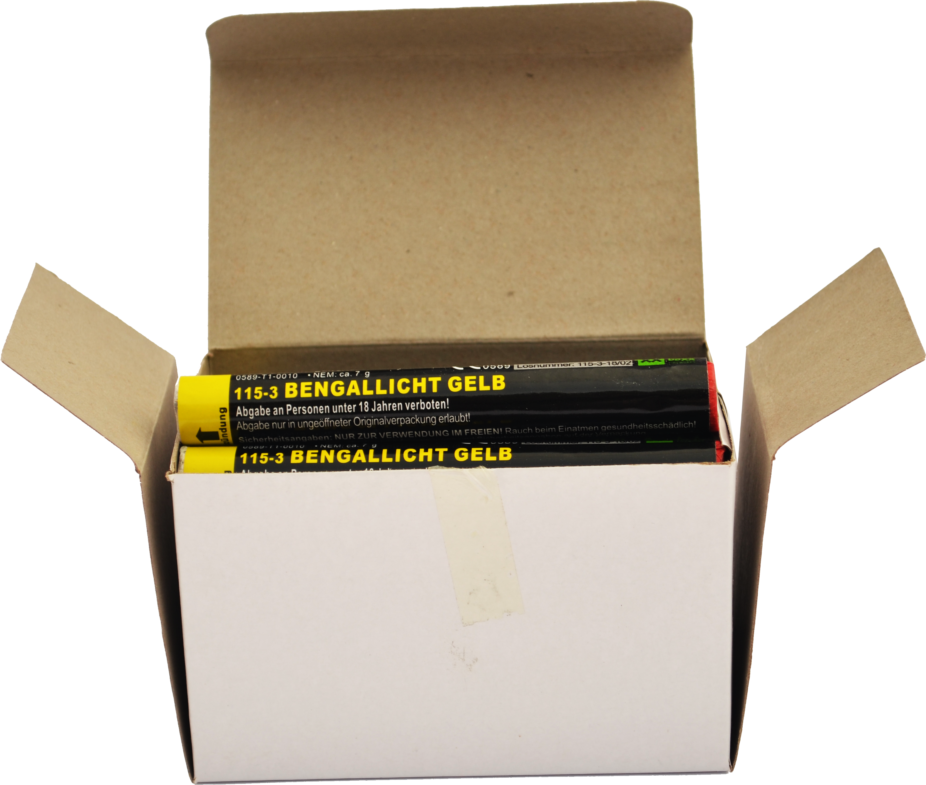 Blackboxx | Bengallicht | Gelb Lichterbild