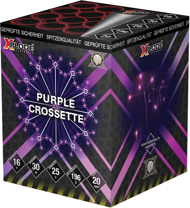 Xplode | Purple Crossette | 16-Schuss