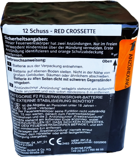 Startrade | Red Crossette | 12-Schuss