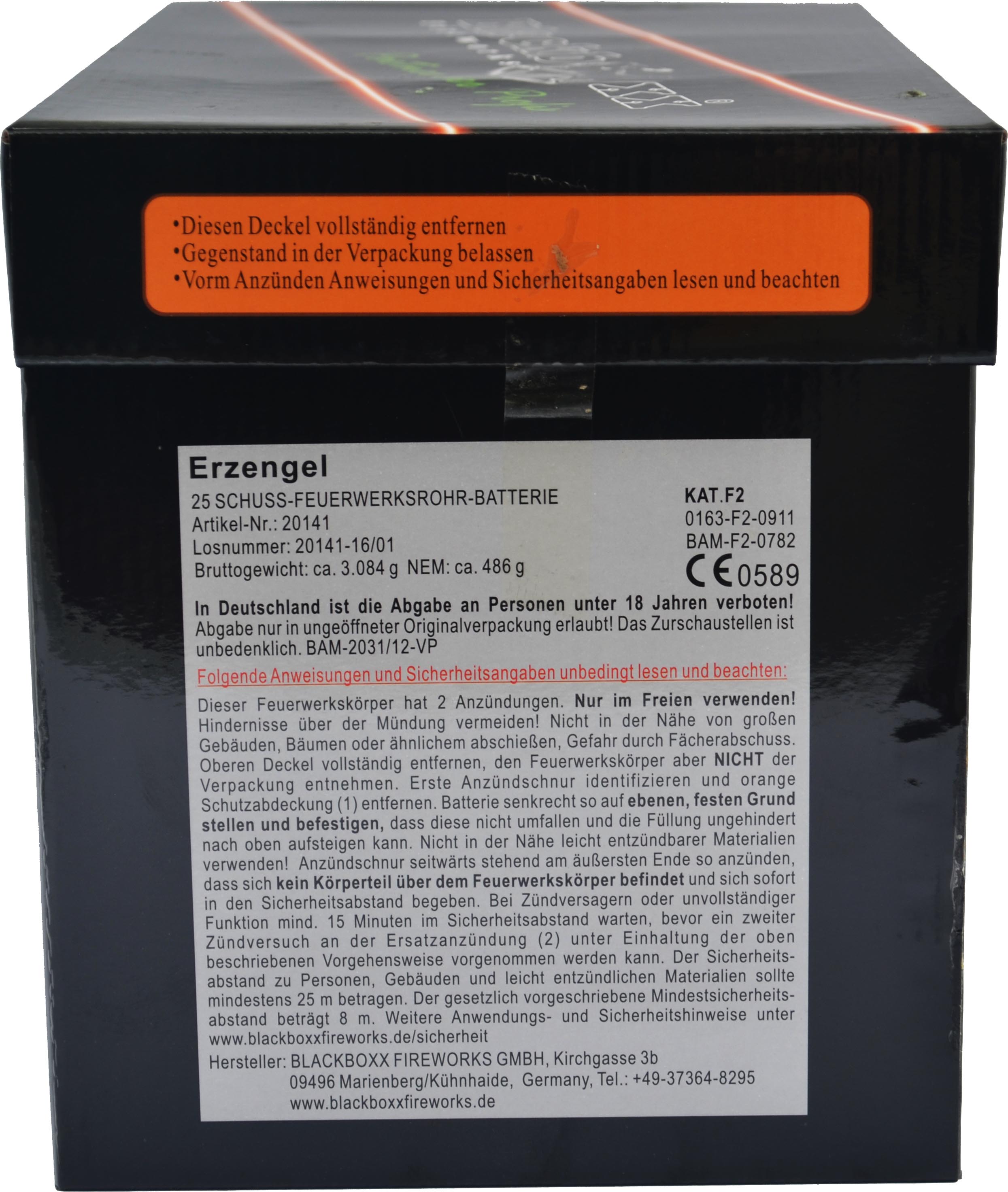 Blackboxx | Erzengel | 25-Schuss