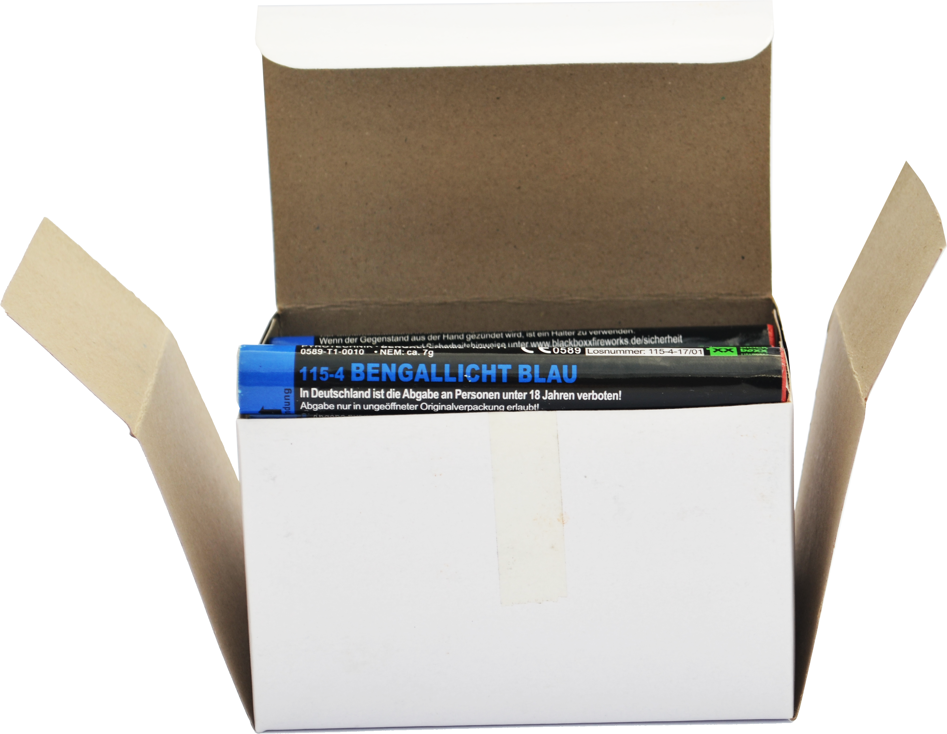 Blackboxx | Bengallicht | Blau Lichterbild