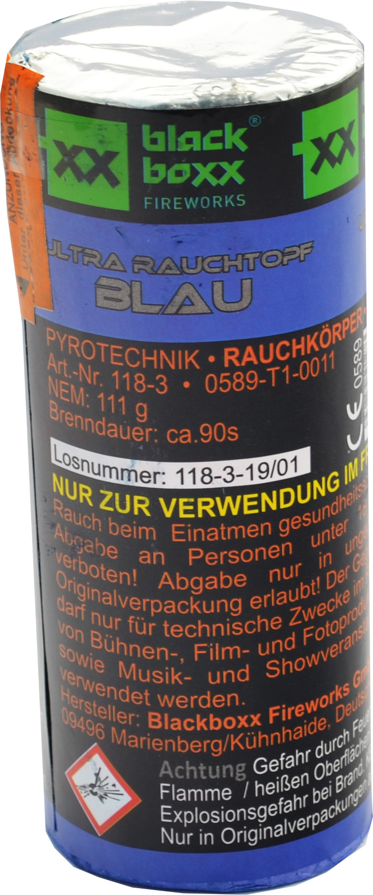 Blackboxx | Ultra Rauchtopf | Blau