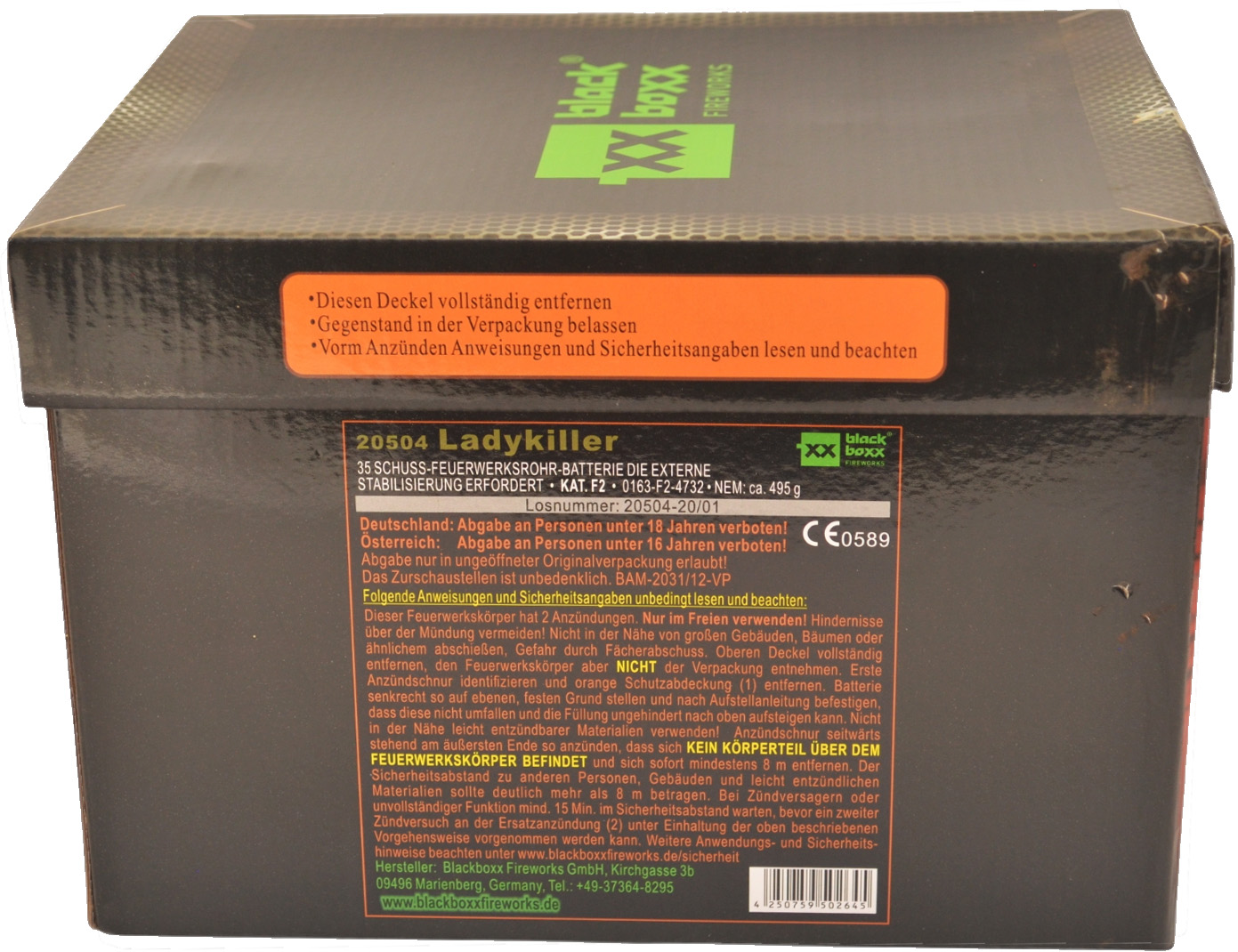 Blackboxx | Ladykiller | 35-Schuss