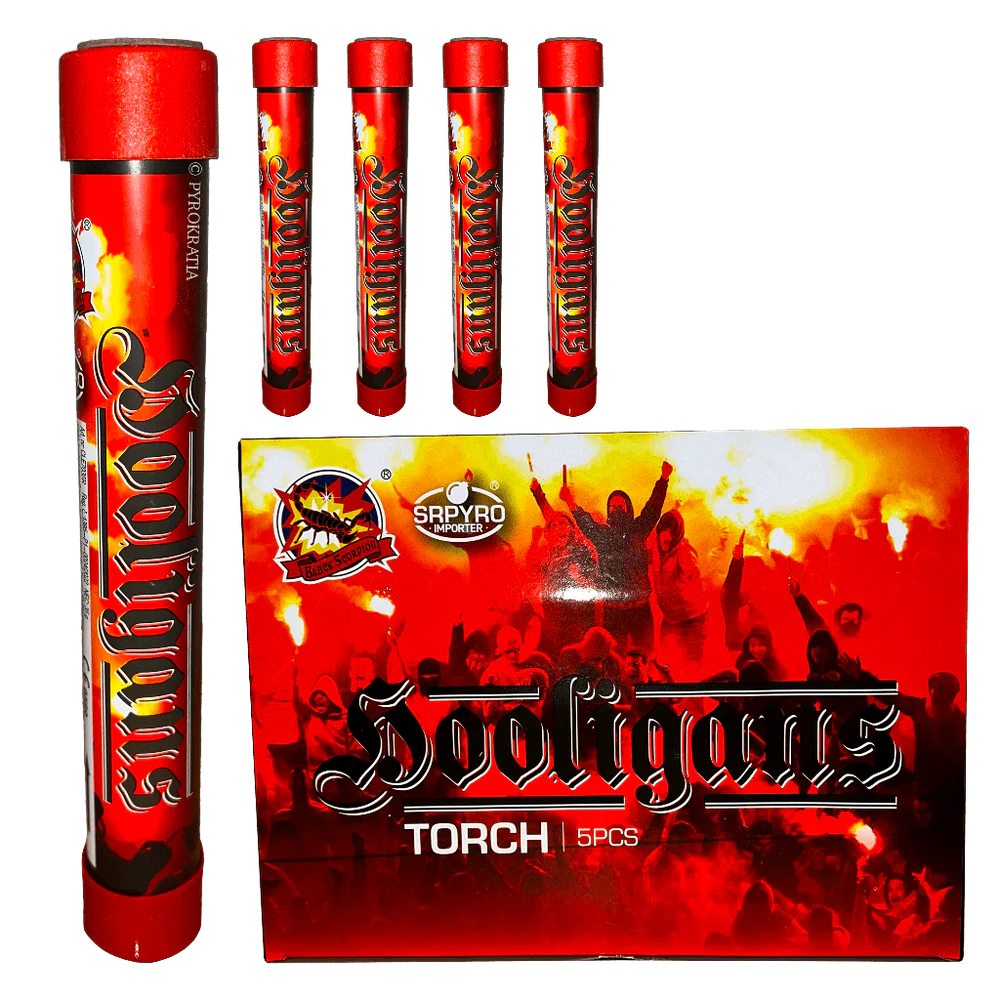 SRPYRO | CLE7035R | Hooligans Torch | Red