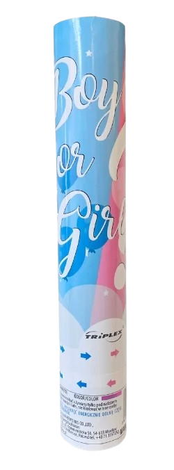 Triplex | TXK129B | Boy or Girl | Konfetti Shooter | Blue