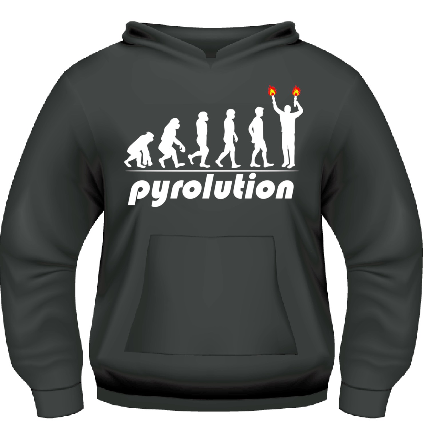 Pyro-Wear Hoodie Pyrolution große Größen ab 3XL