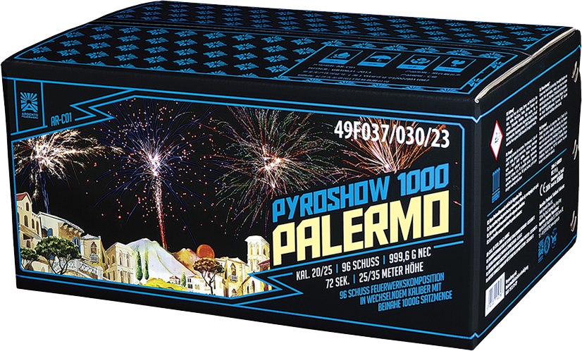 Argento | Pyroshow 1000-A | Palermo | 96-Schuss [Batch 2023]