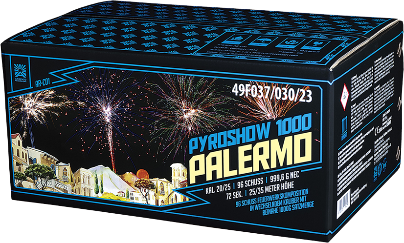 Argento | Pyroshow 1000-A | Palermo | 96-Schuss 