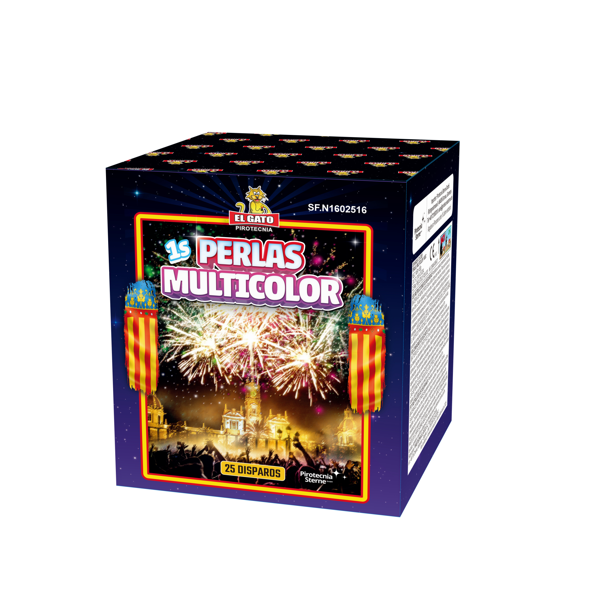El Gato | N1602516 | Perlas Multicolor 1sec | 25-Schuss