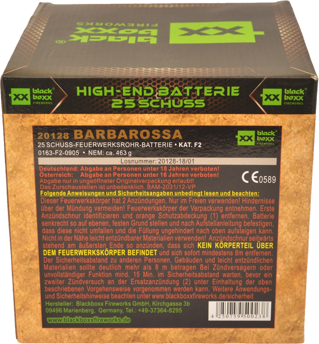Blackboxx | Barbarossa | 25-Schuss