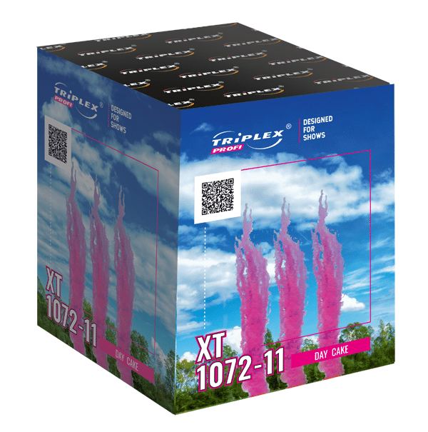 Triplex | XT1072-11 | Rauchbatterie Pink | 25-Schuss
