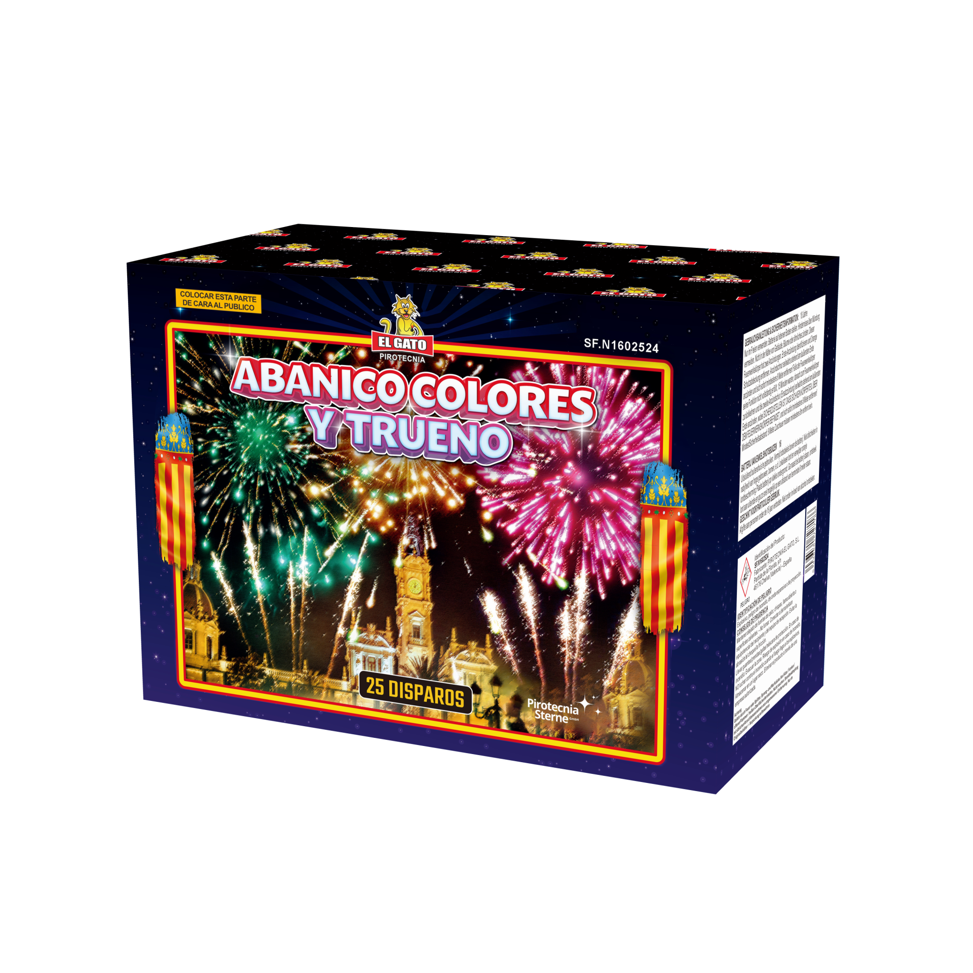 El Gato | N1602524 | Abanico Colores Y Treuno | 25-Schuss